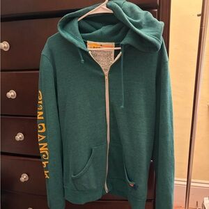Aviator Nation Green Zip-Up Hoodie
